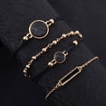 thumbnail image 6 of Ayyufe Bohemian Bracelets Pack Of 4 Women Bohemian Round Bar Stone Bracelet Rope Chain Bangle, 6 of 8