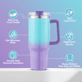 thumbnail image 3 of Ochapa 40 oz Tumbler with Handle and Straw, Travel Mug for Car, 2-in-1 Lid Stainless Steel Tumblers, 3 of 8
