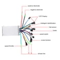 thumbnail image 3 of Panel De Visualización LED Controlador De Motor Eléctrico 24V 36V 48V 250W 350W Para Bicicleta Eléctrica Scooter Kit De Controlador Sin Escobillas, 3 of 7