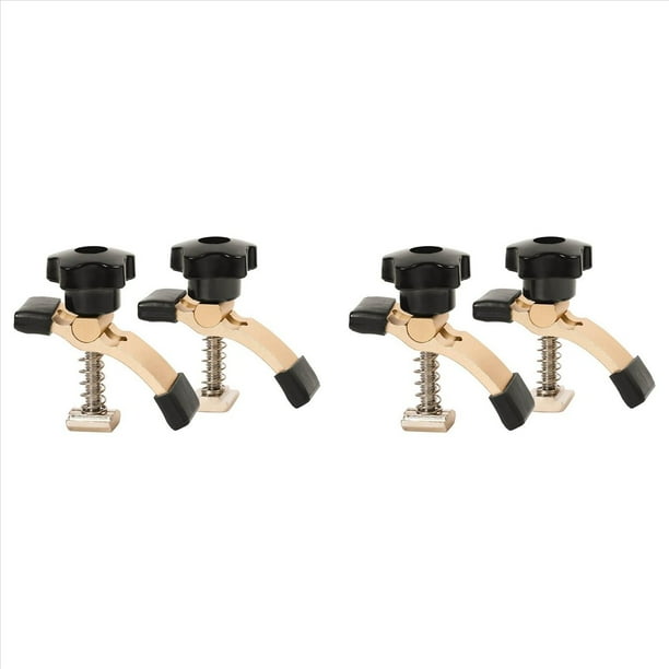 Kit de Mini Abrazadera de Sujeción de 4 Piezas, Abrazadera de Enrutador CNC para Carpintería y Metalurgia, con Máquina Enrutadora CNC 3018