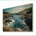 thumbnail image 2 of Designart "Seascapes of Newfoundland, Canada II" Landscapes Print on Natural Pine Wood, 2 of 5