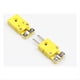 thumbnail image 5 of Conector Pequeño Amarillo para Termopar Tipo K con Soporte. Conector para Termopar Tipo K. para Termopar con Clip., 5 of 5