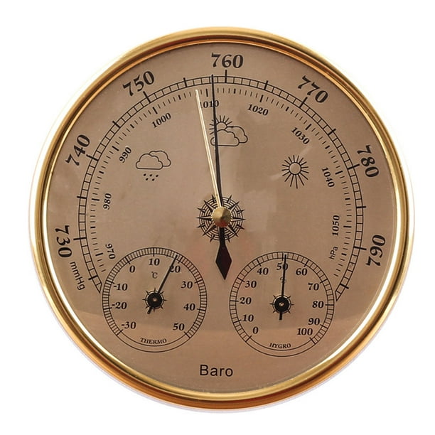BOOYOU 3 in 1 Dial Type Barometer Thermometer Hygrometer Weather