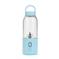 thumbnail image 1 of Licuadora portátil USB de 500 ml con 6 cuchillas, batería recargable de 4000 mAh, diseño compacto y ligero, ideal para viajes, oficina y hogar, color azul., 1 of 6