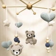 thumbnail image 2 of ABPETE Wooden Mobile Frame Kit - Bed Bell Wind Chimes Crib Hanger Bedroom Ceiling Mobiles Toy Decoration Wind Chime, 2 of 9