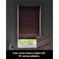 thumbnail image 7 of Cordless Bamboo Roman Shades for Windows, Blinds Size (29" W ×64" H) Colour (BDP-Espresso), 7 of 7