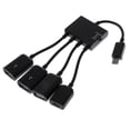 thumbnail image 1 of Adaptador de Concentrador OTG de Estación de Carga perfecl 3 Puertos USB 1 Puerto Micro USB, 1 of 8