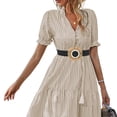 thumbnail image 3 of Tiqkatyck Belt Buckle Sales Today Clearance Women Belt Straw Woven Elastic Stretch Wide Waist Belts for Dresses with Buckle Belts for Women Black, 3 of 3