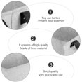 thumbnail image 4 of Cubo de almacenamiento reutilizable, contenedor de ropa, cesta de ropa plegable (M), 1 ud., 4 of 6