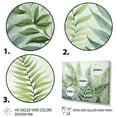 thumbnail image 3 of Designart "Enchantment with Ferns III" Floral Floater Framed Canvas Wall Art, 3 of 7