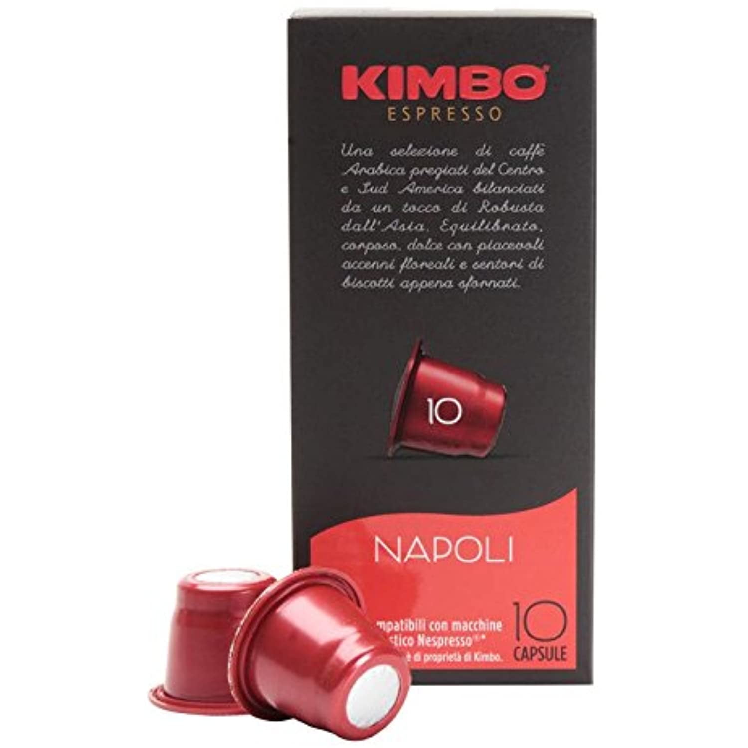Kimbo Espresso Napoli Nespresso Capsules, 100% Arabica Coffee (Pack Of ...