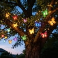 thumbnail image 7 of Solar Butterflies String Lights Multicolor, Solar Lights Waterproof Outdoor Decorative Lights for Patio Pergola Garden, 7 of 7