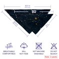 thumbnail image 2 of Constellation Pack of 2 Translucent Light and Breathable Chiffon Yarn Cat Bandanas, 40.6x40.6x58in & 53.3x53.3x76.2in Sizes, 2 of 5