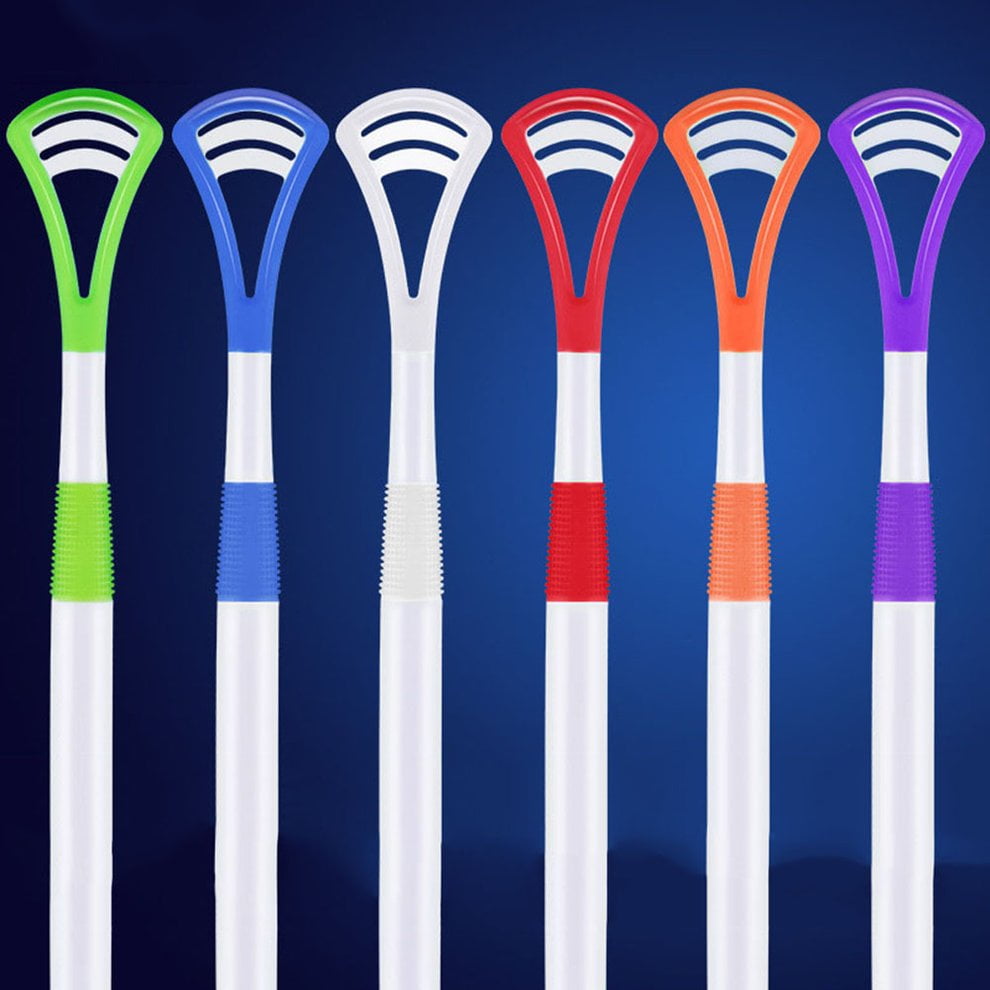 Twosided Colorful Silicone Tongue Cleaner Cleaner Tongue Scraper