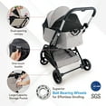 thumbnail image 5 of InstaCollapse Detachable Dog Stroller - Taupe, 5 of 9