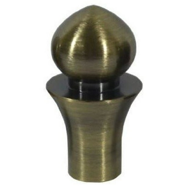 Urbanest Urbanest Toledo Lamp Finial 2 1 6 Antique Brass Walmart Com Walmart Com
