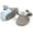 01 Grey, variant on Newborn Baby Cozy Fleece Booties with Grippers Winter Slippers Socks Soft Sole Stay On Infant First Walker Crib Shoes