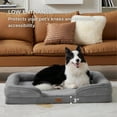 thumbnail image 3 of Cozy Comfort Orthopedic Pet Bed, Washable Dog Sofa Beds Large, Washable With Supportive Foam, Grey，35"L x 25"W x 6.5"Th, 3 of 10