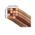 thumbnail image 3 of 10pc 3d Crystal Tile Stickers Diy Waterproof Self-adhesive Wall Stickers, 3 of 5