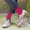 thumbnail image 5 of Feraricci 3 Pairs of Solid Color Formal Dress Socks for Men - Colorful & Comfortable Crew Socks-Fuchsia, Orange, & Mint, 5 of 6
