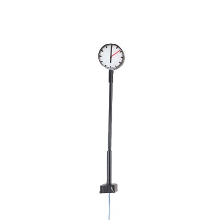 Platform Clock Lamps Metal DIY Material Miniature Railway Clock Lamps ...