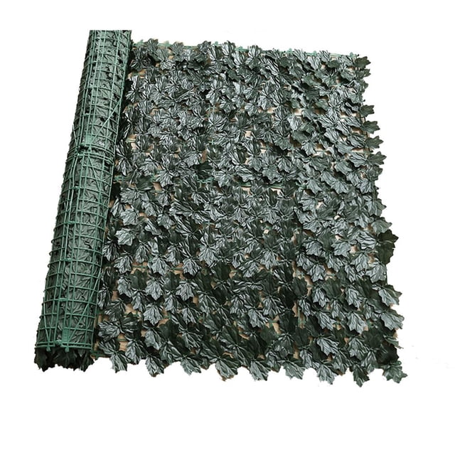 Artificial Leaf Screening Roll, Easy Installation Privacy Artificial Ivy Fence Screen for Terrace Decoration