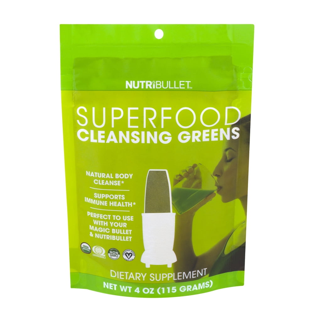 Nutribullet Cleansing Greens Superfood Powder, 4.0 Oz