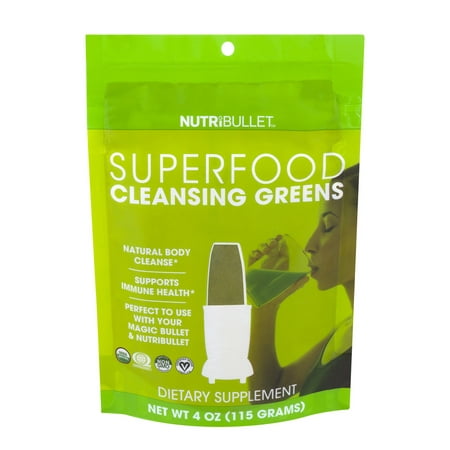 Nutribullet Cleansing Greens Superfood Powder, 4.0