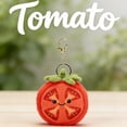 thumbnail image 6 of Cartoon Cute Plush Tomato Stuffed Toy - Soft Plush Vegetable Food Creative Plush Pendant Gift, 6 of 7
