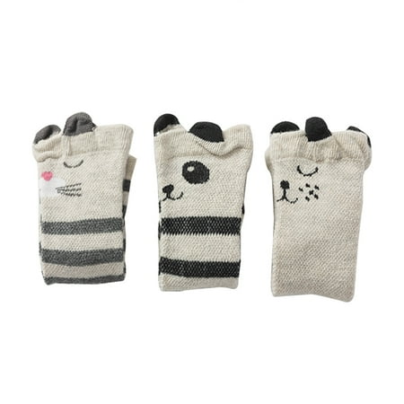 

3 Pair Baby Girl Summer Knee High Socks Cotton Mesh Socks Newborns Cartoon Animal Baby Boy Socks Leg Warmer