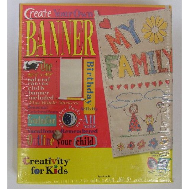 creatividad para niños crea tu propio conjunto de banners Creativity for kids 092633160800