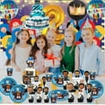 thumbnail image 6 of Boss Baby Africa Boy Birthday 2nd Cups Party Supplies Plates Fans Decorations Cake Topper Decor, 6 of 6