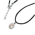 thumbnail image 2 of Put On Your Big Girl Panties and Deal With It Funny Humor Antiqued Oval Charm Pendant with Black Satin Cord, 2 of 4