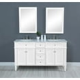 thumbnail image 7 of Elegant Lighting VF12560DWH Park Avenue 60" Free Standing Double Basin Vanity Set - White, 7 of 7
