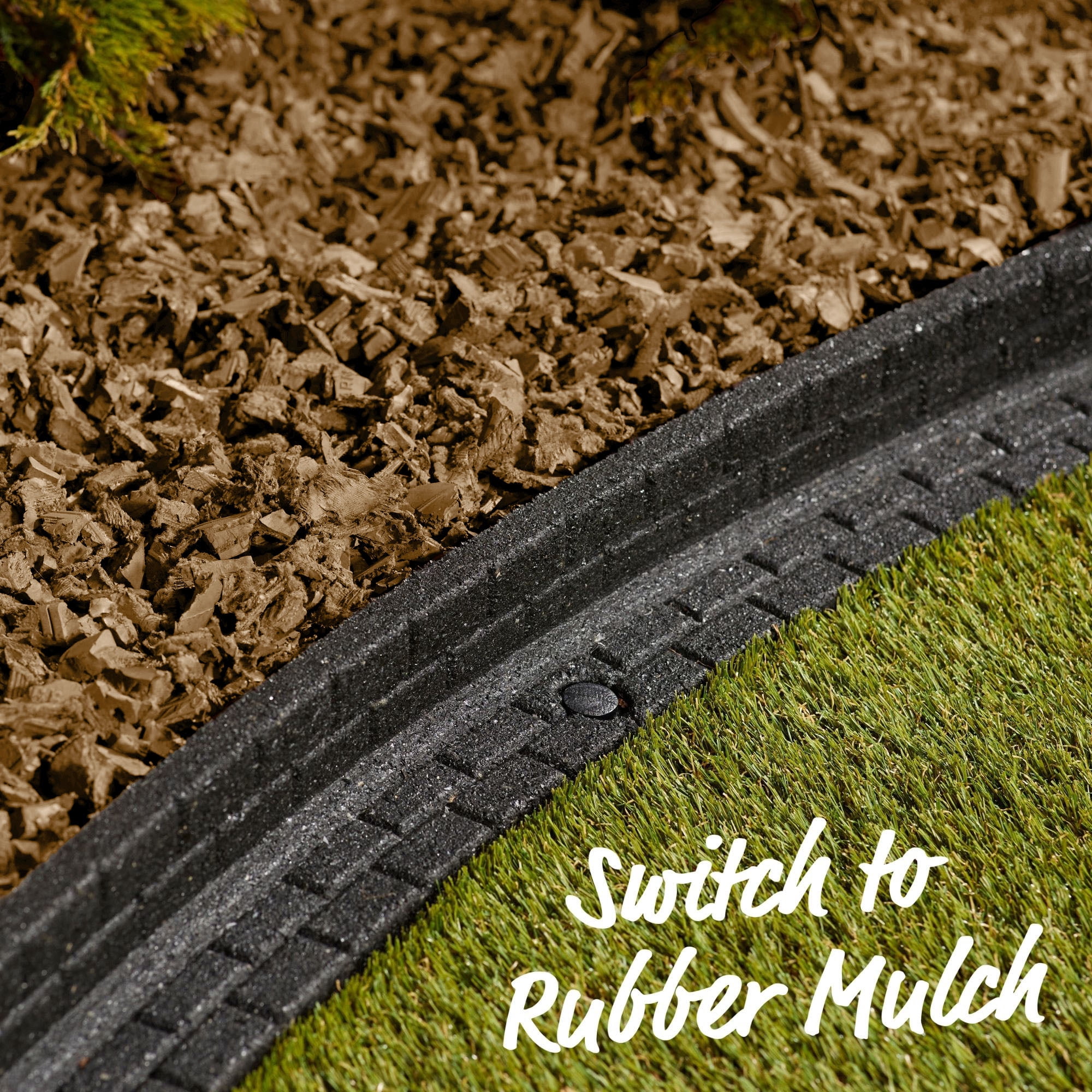 GroundSmart Cypress Rubber Mulch, 1.5 Cu Ft
