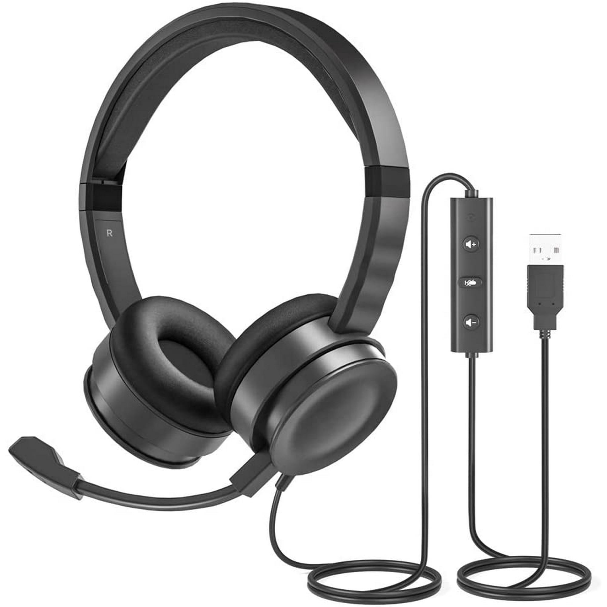 USB Computer Headset with Microphone for Laptop, AIMTYD PC Wired Headset  with Mic Noise Cancelling Lightweight for Skype Zoom Webinbar Home Office  Online Class Call Center | Walmart Canada