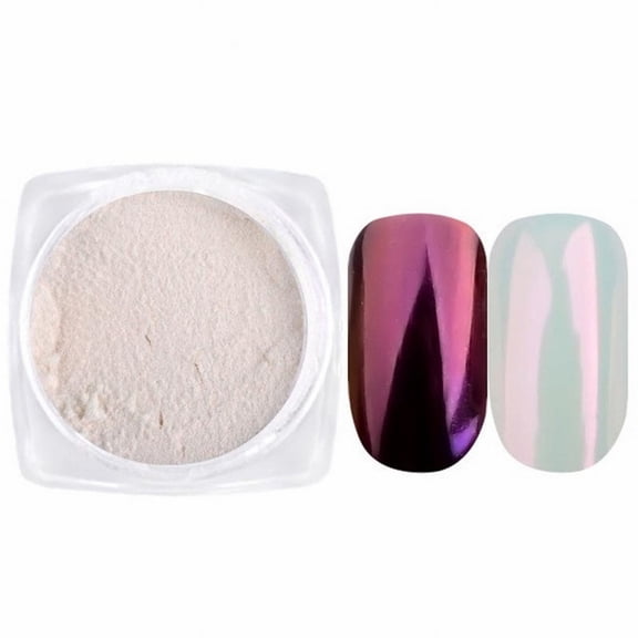 Iridescent Shell Glitter B03 - Diy Mirror Effect Nail Powder, Fairy Neon & Pearl Pigment for Salon Manicure 1G, Nail Powder Easter Mother'S Day Nail Makeup Organizers