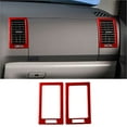 thumbnail image 1 of Real Bright Soft Car Interior Carbon Fiber Sticker DecorationRed Carbon Fiber Passenger Side Air Vent Cover For Toyota Tundra/SequoiaAuto Car Protection Interior Accessories, 1 of 9