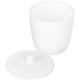 thumbnail image 2 of GOOHOCHY Herramienta de experimento de laboratorio de crisolio de porcelana profesional con tapa de 100 ml, 2 of 7