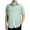 Mint Green, variant on Men's Short Sleeve Oxford Shirt Regular Fit Button Down Collar Shirts with Pocket White XXXL(XXXL)