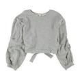 thumbnail image 2 of I.N.C Womens Embellished Sweatshirt, Grey, X-Large, 2 of 2