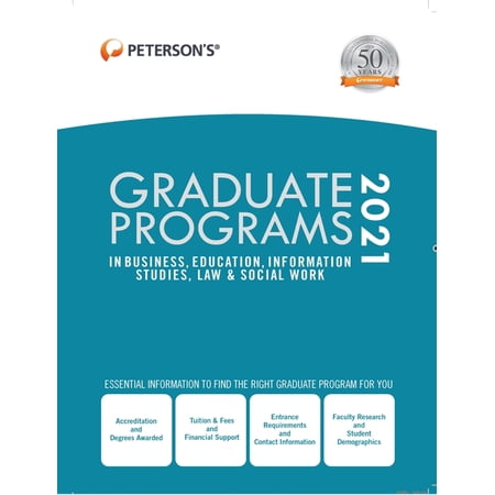 Graduate Programs in Business, Education, Information Studies, Law and Social Work 2021