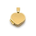 thumbnail image 1 of Dije Corazón Relicario Liso Oro Sólido 10k, 1 of 4