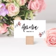 thumbnail image 3 of Koyal Wholesale Spring Mauve Daisies Place Cards for Wedding Party Tables, Seating Name Place Cards for Holders, 60 Pack, 3 of 5
