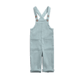 thumbnail image 2 of Gureui Toddler Baby Boy Girl Corduroy Overalls Solid Color Suspender Bib Pants Trousers Casual One Piece Strap Jumpsuit with Pockets, 2 of 10