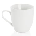 thumbnail image 3 of Our Table Simple White 6 Piece Fine Ceramic 16.65oz Mug Set in White, 3 of 6
