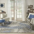 thumbnail image 2 of Nourison Aloha 9' x 12' Grey Blue Tropical Rug, 2 of 10