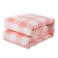 thumbnail image 1 of Blanket thickened printed flannel gift blanket lattice blankets, 1 of 6
