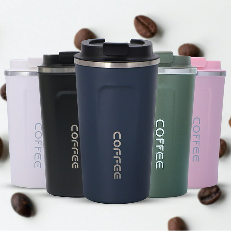 Ptlom 510ML Stainless Steel Car Coffee Cup Leakproof Insulated