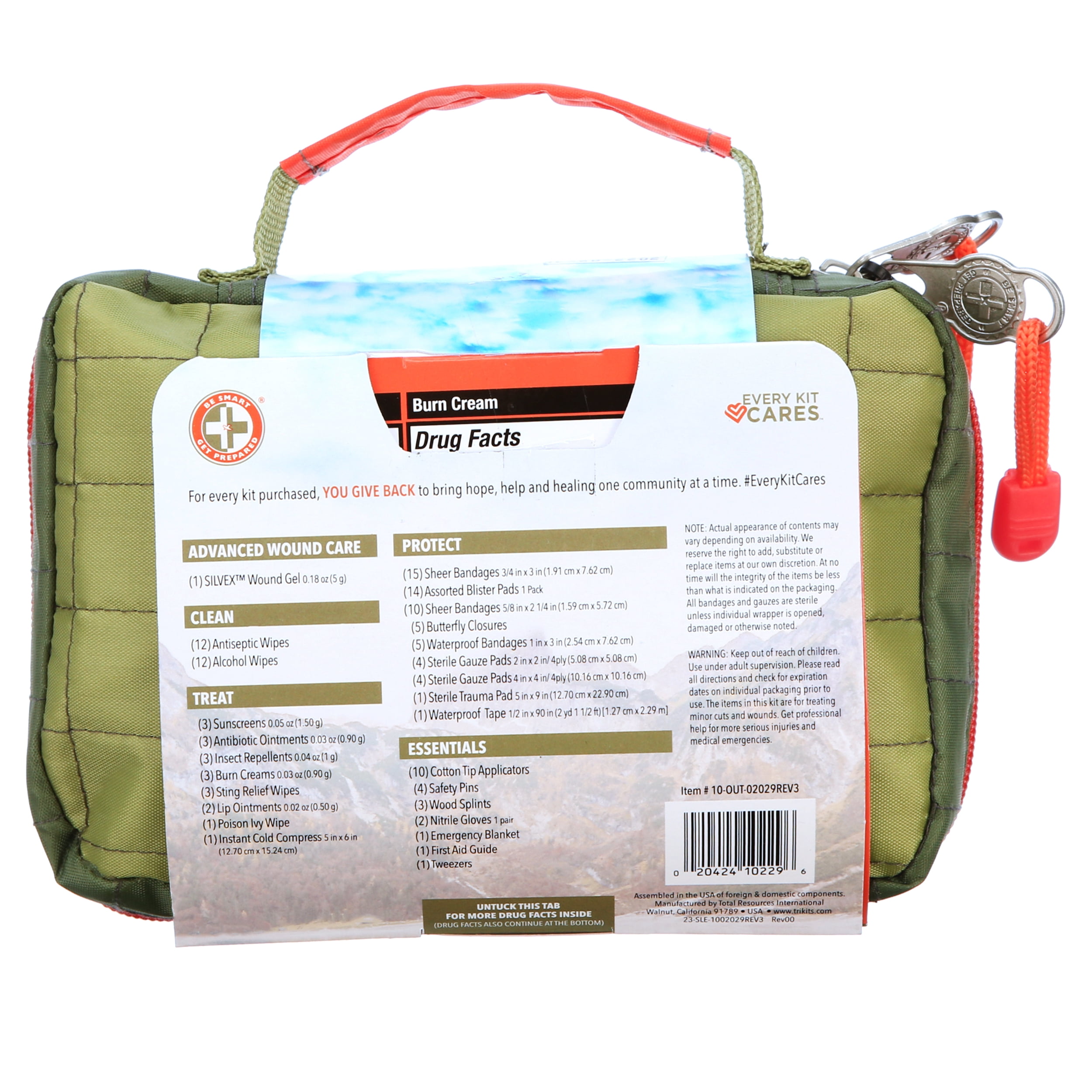 Total Resources International First Aid Kit 123 Pieces